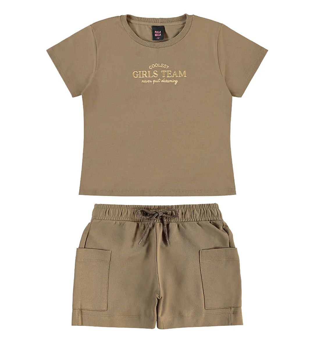 Conjunto Verde Juvenil Pulla Bulla Menina - 55817-1428