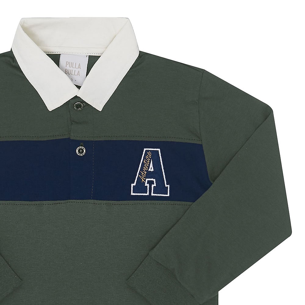 Polo Primeiros Passos Menino - Militar - 50258-356