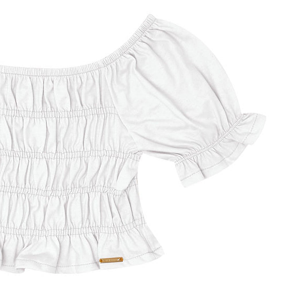 Blusa Infantil Menina - Branco - 49302-3