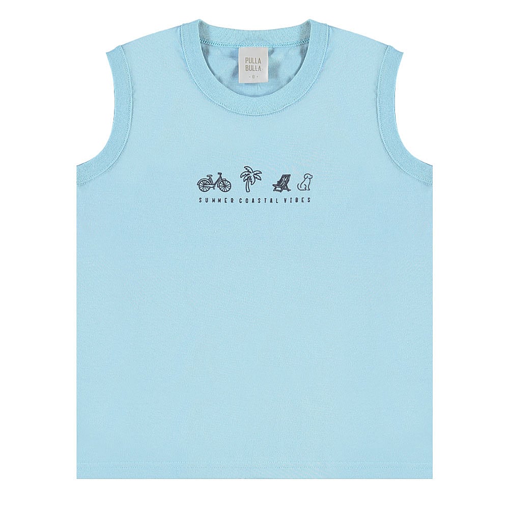 Regata Azul Infantil Pulla Bulla Menino - 55750-69