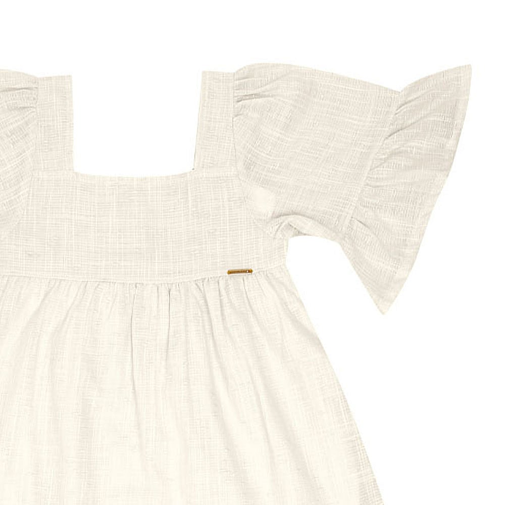 Vestido Infantil Menina - Off White - 49317-1271
