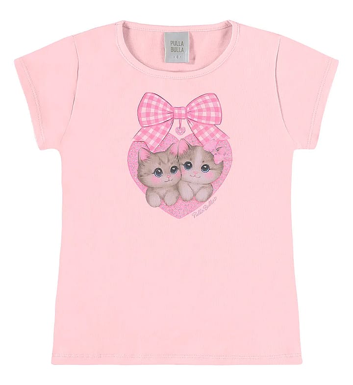 Conjunto Rosa Infantil Pulla Bulla Menina - 55729-1469