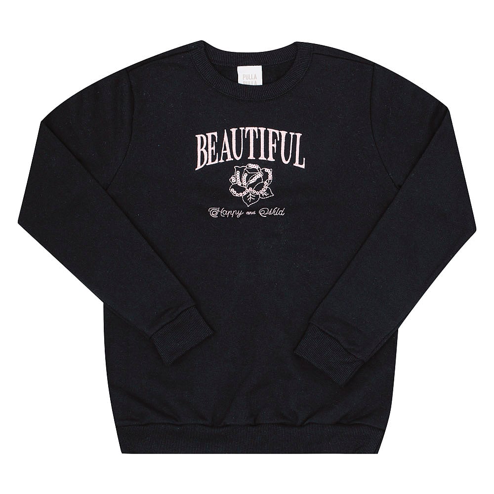 Conjunto Infantil Menina - Preto - 52838-51