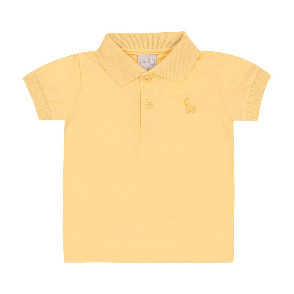 Conjunto Amarelo Bebê Pulla Bulla Menino - 53272-1346