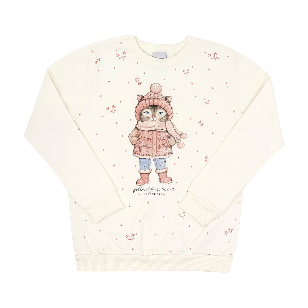 Conjunto Infantil Menina - Bege - 52837-1271