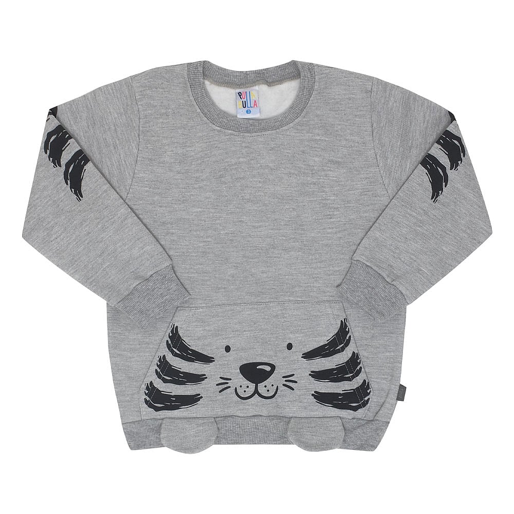 Conjunto Bebê Menino - Mescla Cinza - 47267-567