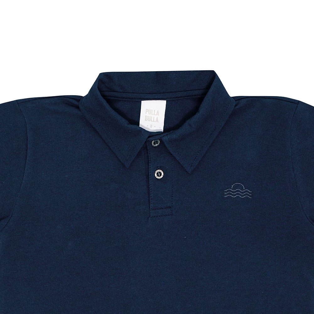 Polo Infantil Menino - Marinho - 50762-58