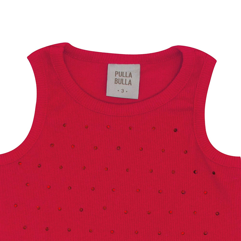Blusa Primeiros Passos Menina - Vermelho - 52201-65