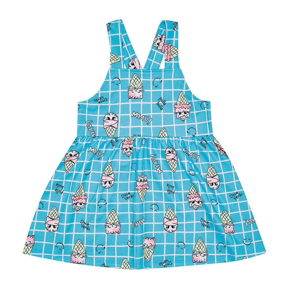 Conjunto Primeiros Passos Menina - Sublimado Turquesa - 48308-1214