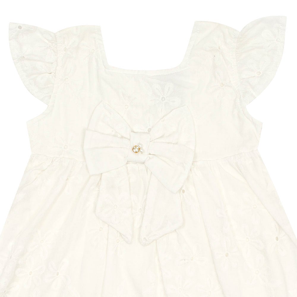 Vestido Bege Primeiros Passos Pulla Bulla Menina - 53317-1271