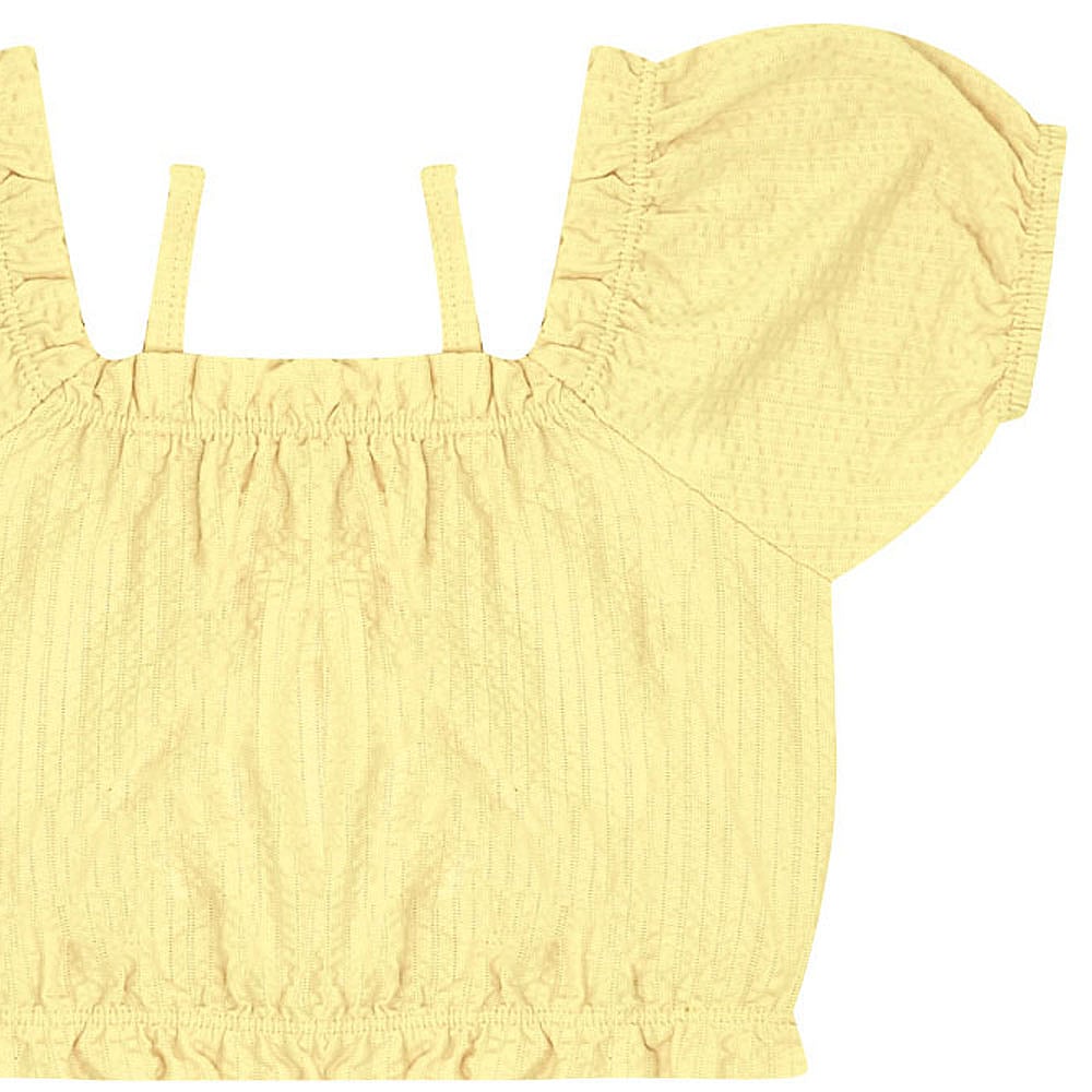 Conjunto Primeiros Passos Menina - Amarelo - 49216-4