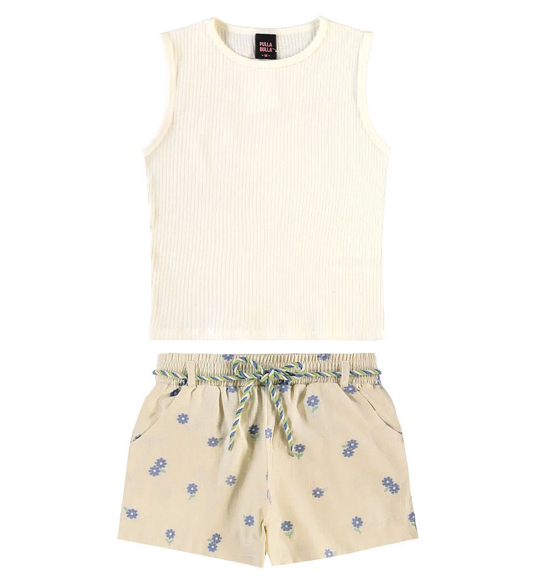 Conjunto Bege Juvenil Pulla Bulla Menina - 55825-1455