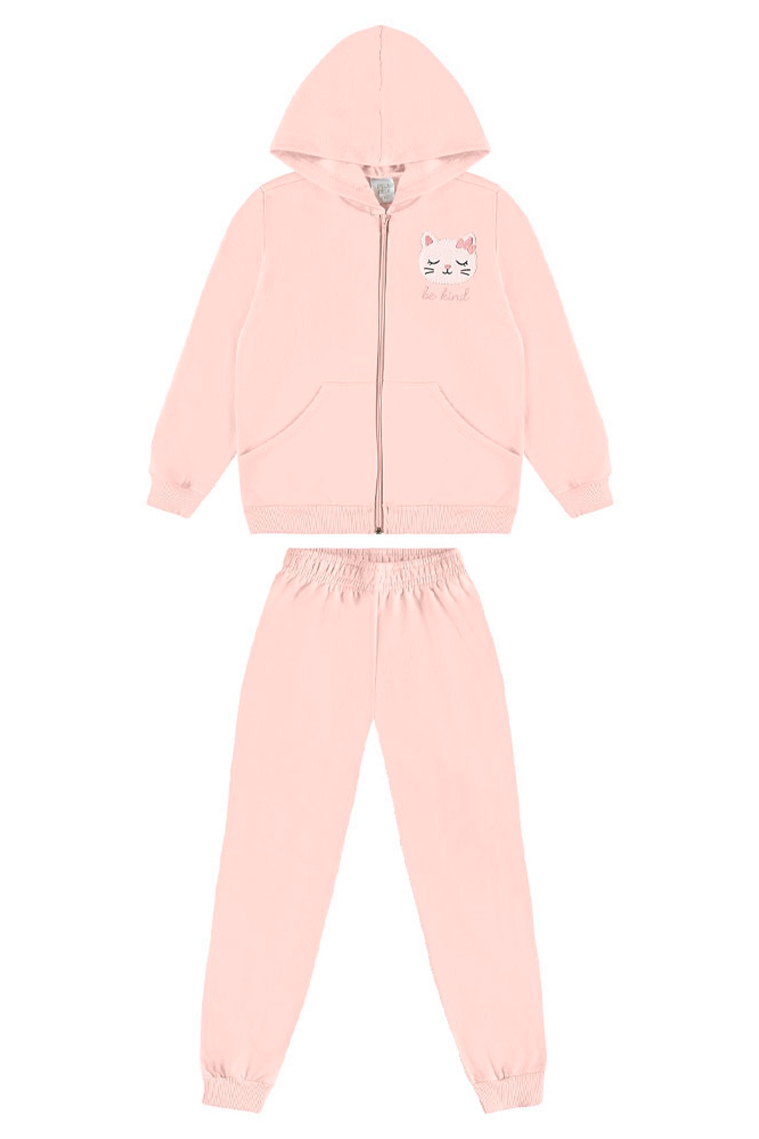 Conjunto Rosa Infantil Pulla Bulla Menina - 55345-11