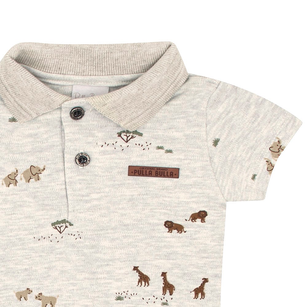 Conjunto Bebê Menino - Mescla - 52170-60