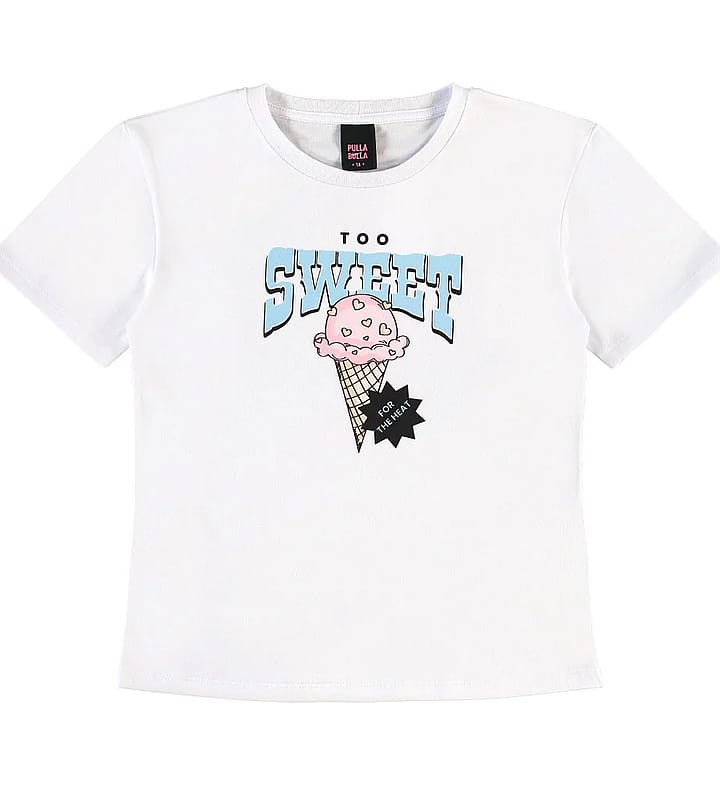 Blusa Branco Juvenil Pulla Bulla Menina - 55800-3