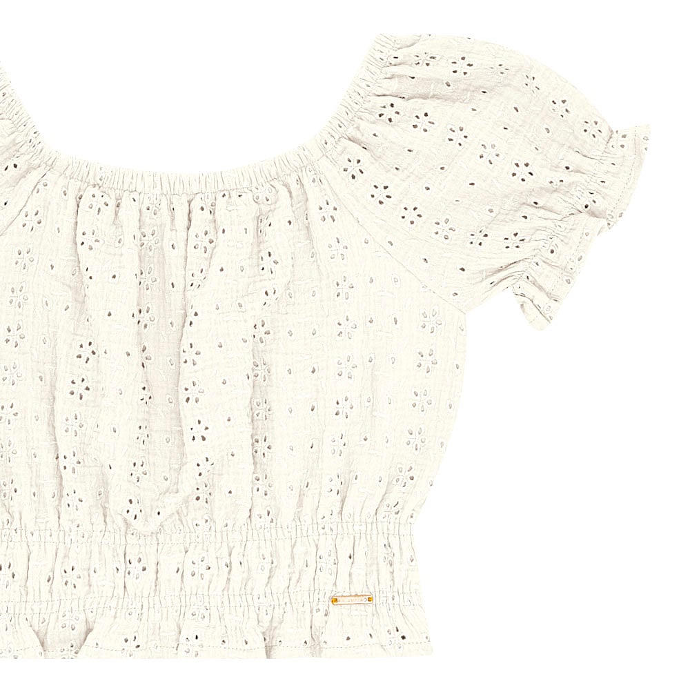 Blusa Juvenil Menina - Bege - 52408-1271