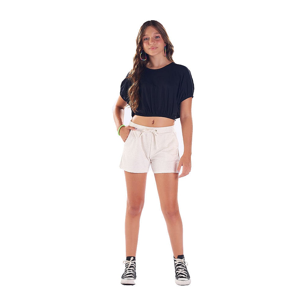 Blusa Juvenil Menina - Preto - 48909-51