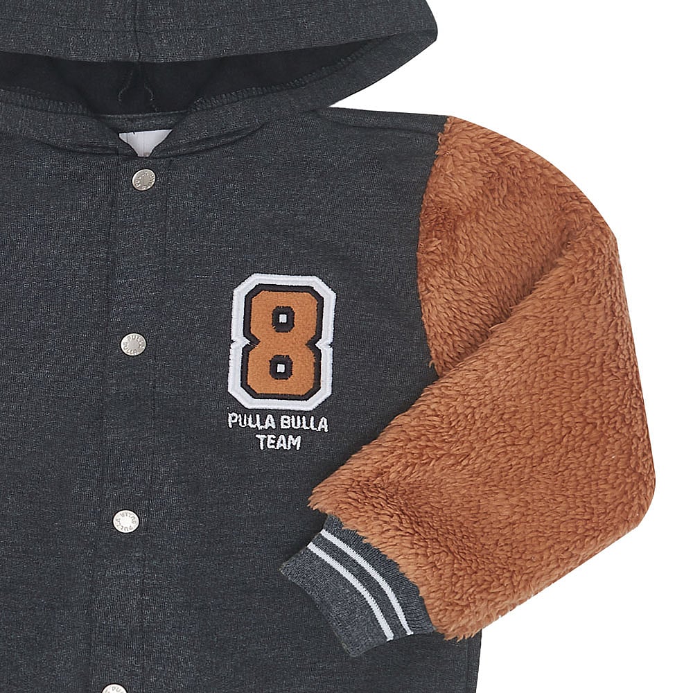 Conjunto Primeiros Passos Menino - Mescla Preto - 50280-876