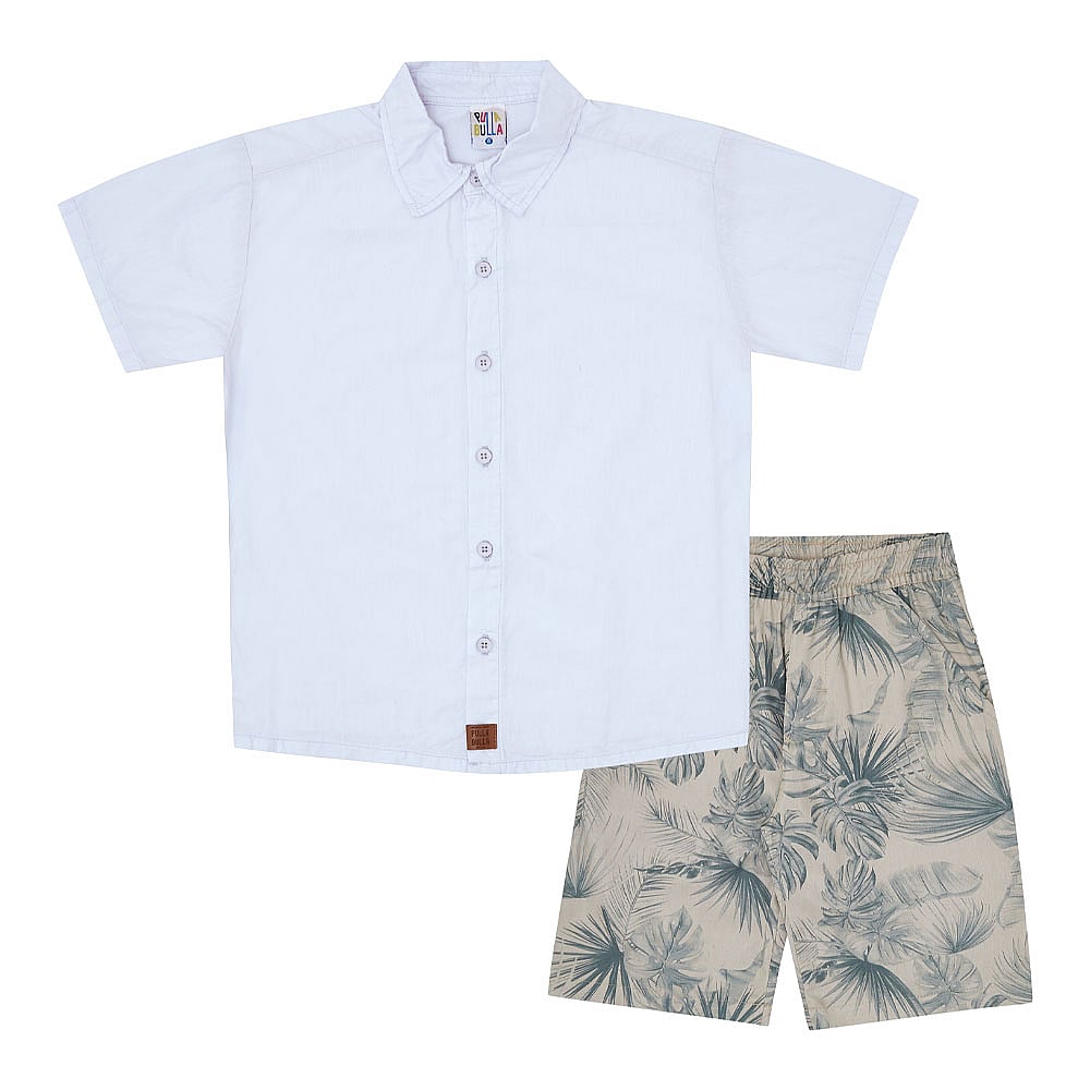Conjunto Infantil Menino - Nuvem - 48883-1273
