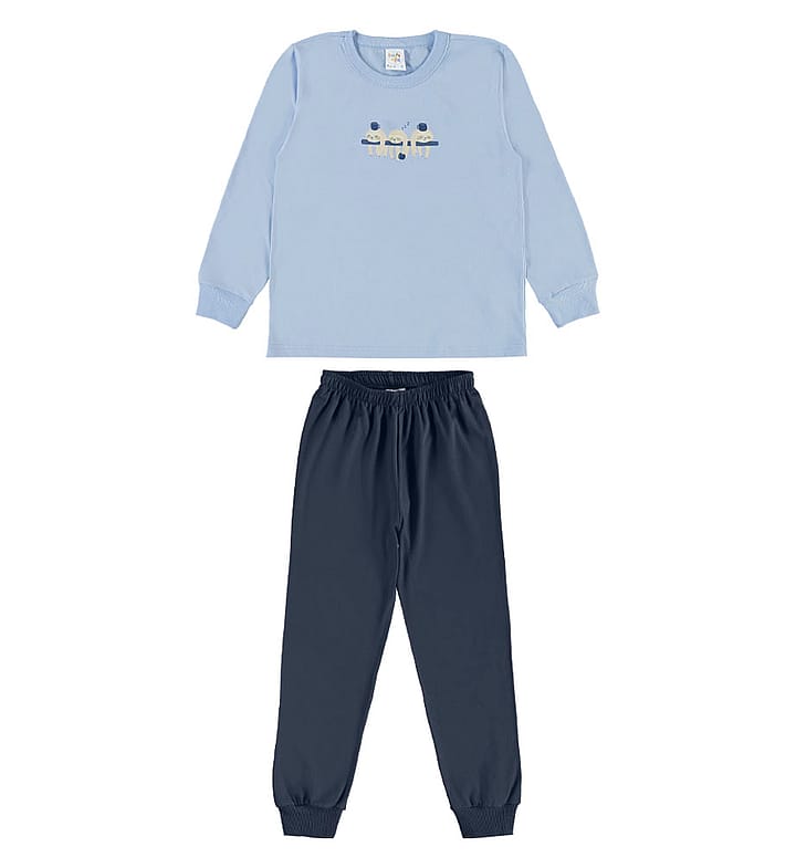Pijama Azul Infantil Pulla Bulla Menino - 200975-904
