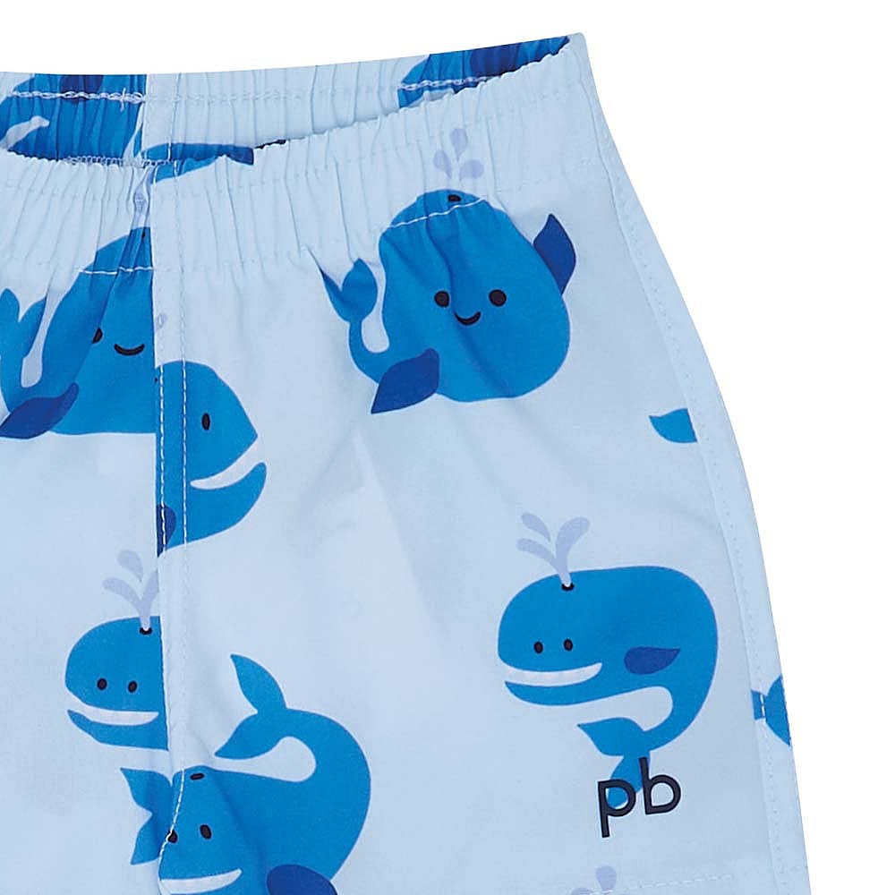 Shorts Bebê Menino - Sublimado Nuvem - 49158-1285