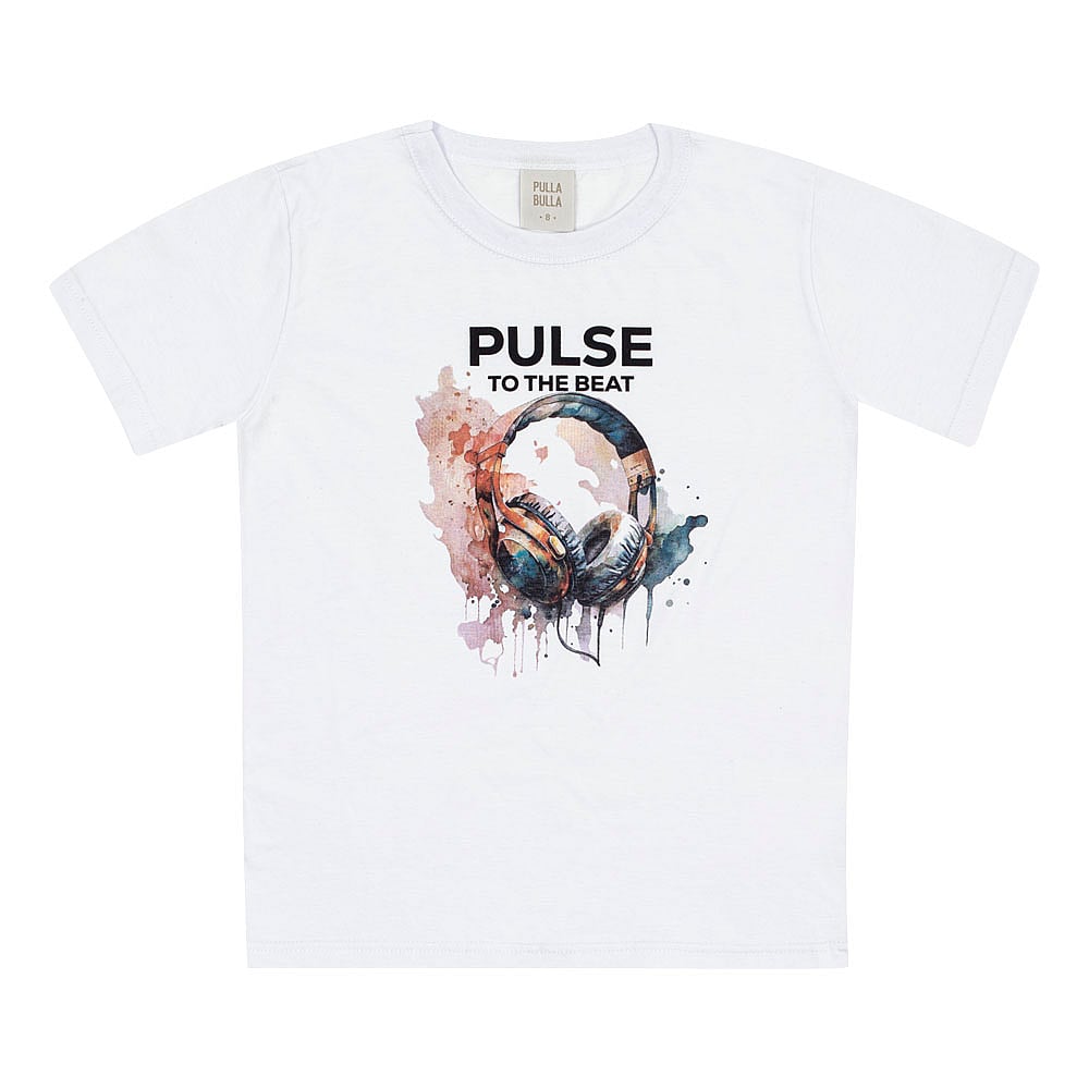 Conjunto Branco Infantil Pulla Bulla Menino - 53476-3