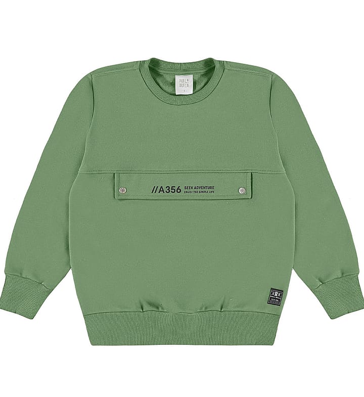 Conjunto Verde Infantil Pulla Bulla Menino - 55377-63