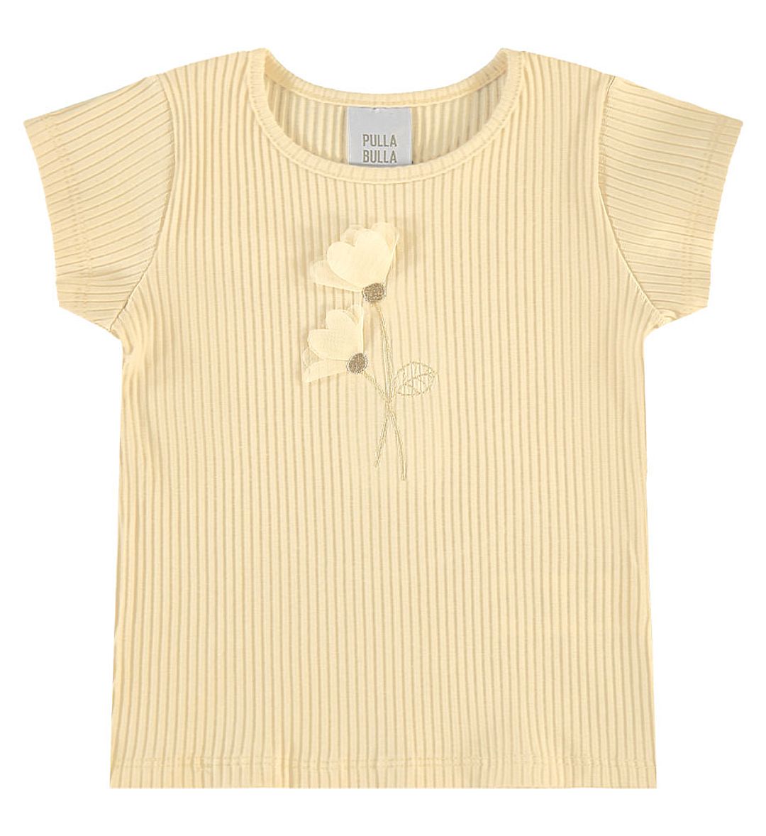 Blusa Marrom Primeiros Passos Pulla Bulla Menina - 53703-1343