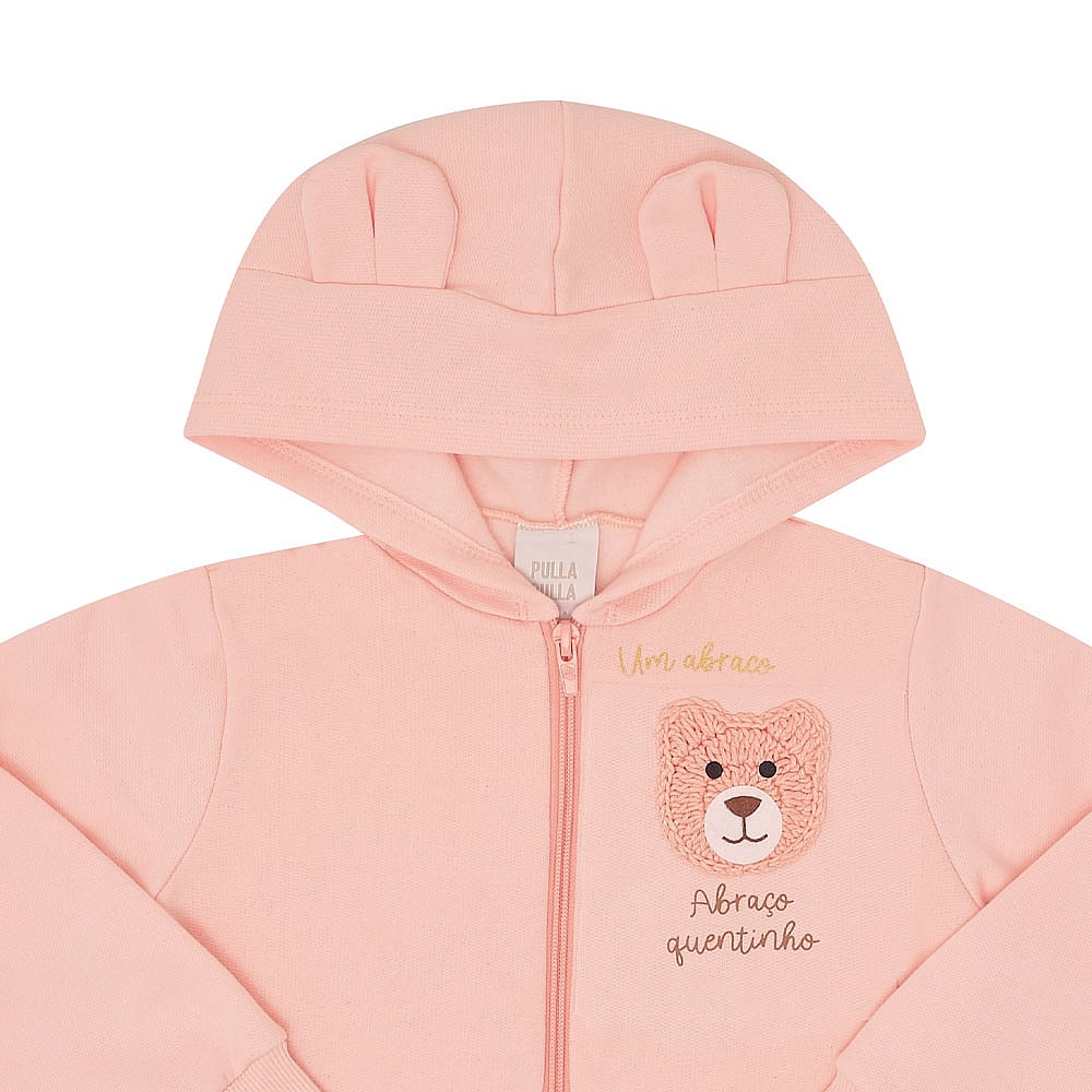 Conjunto Primeiros Passos Menina - Rose - 50233-11