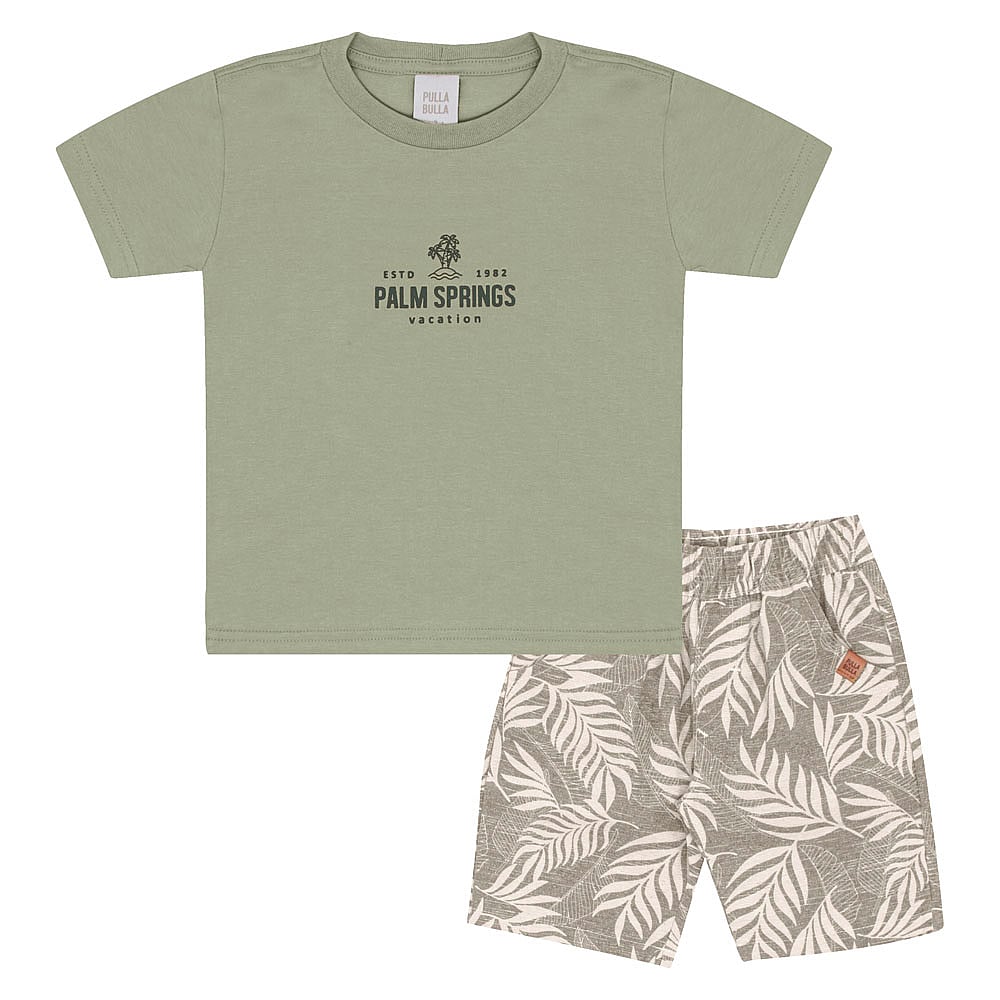Conjunto Primeiros Passos Menino - Verde - 52274-1219