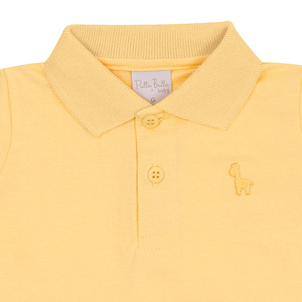 Conjunto Amarelo Bebê Pulla Bulla Menino - 53272-1346