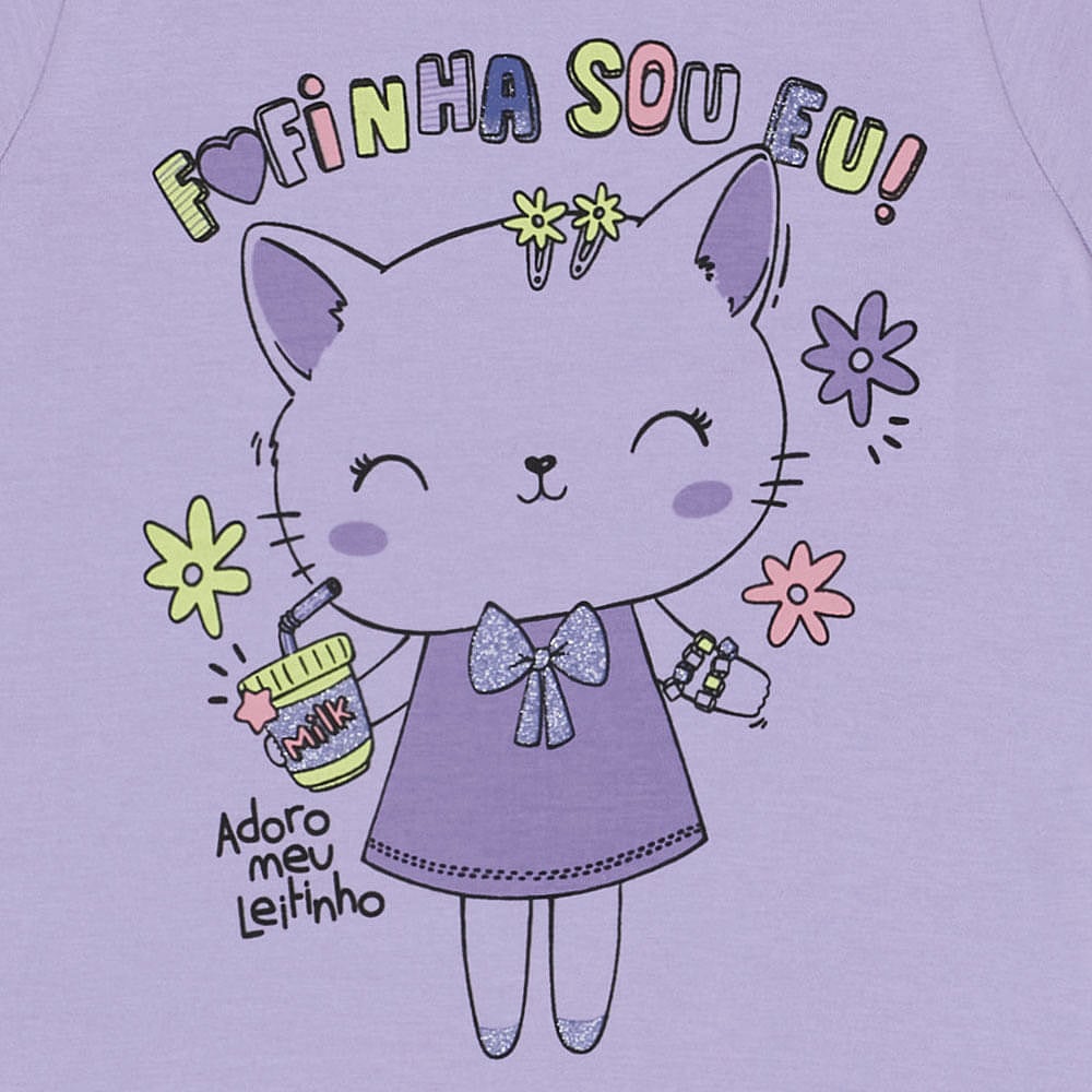 Blusa Bebê Menina - Lilas - 47600-472