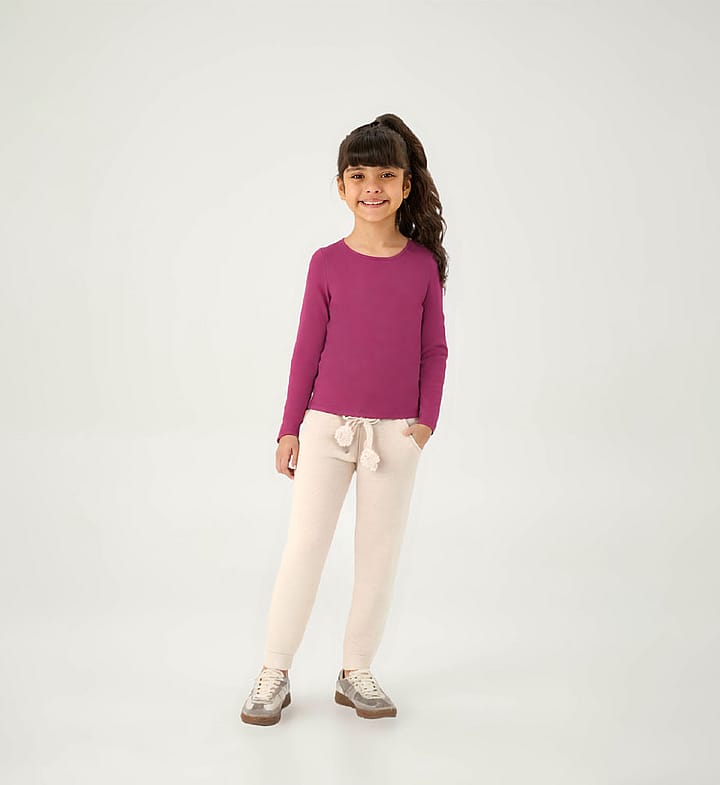 Calça Natural Infantil Pulla Bulla Menina - 55323-1331
