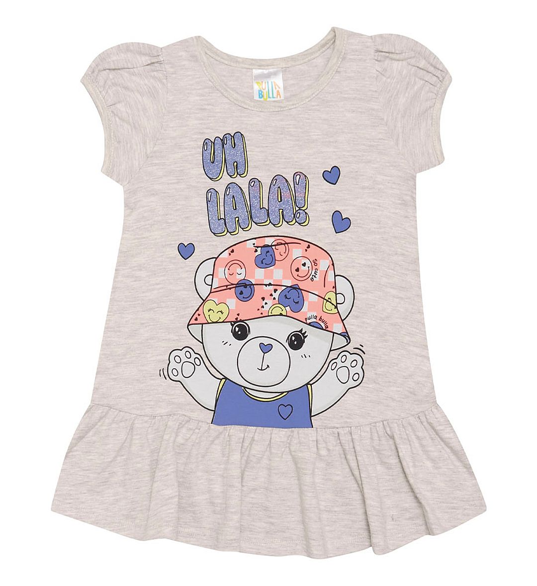 Vestido Bebê Menina - Mescla Banana - 48206-60