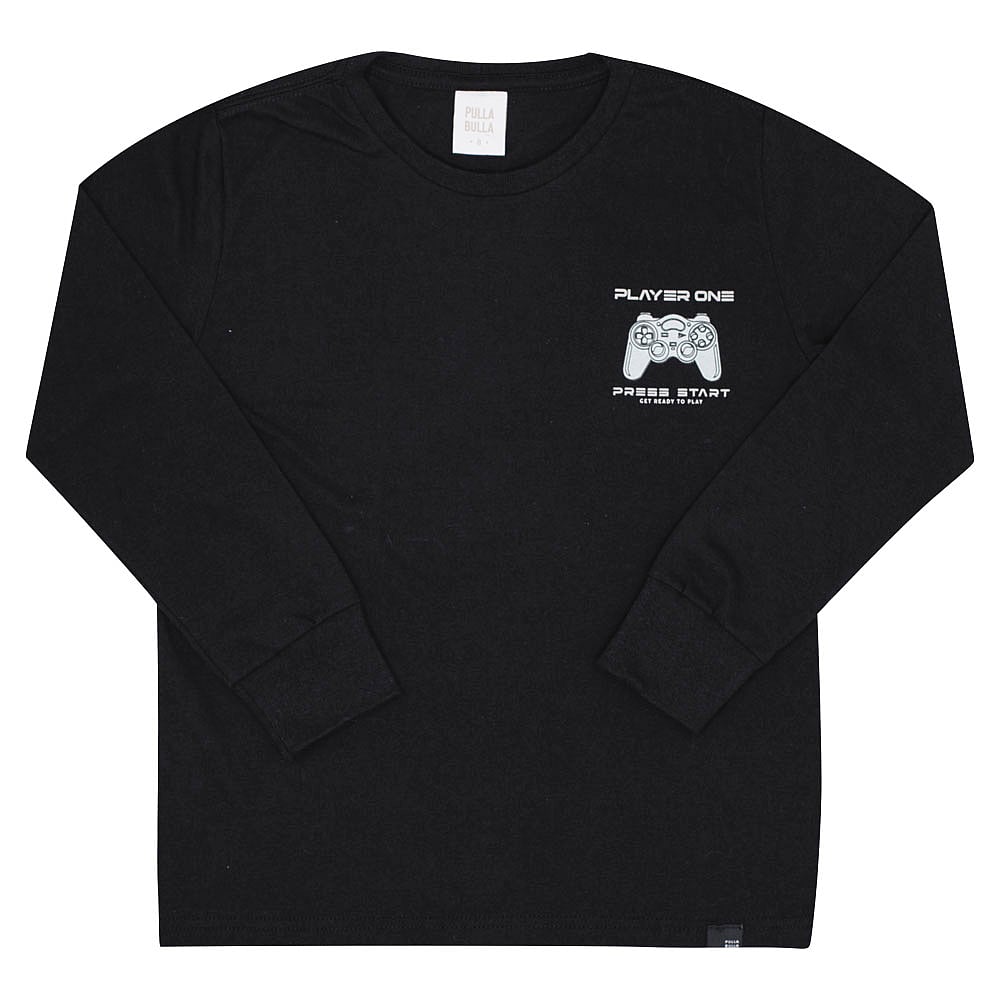 Camiseta Infantil Menino - Preto - 52858-51