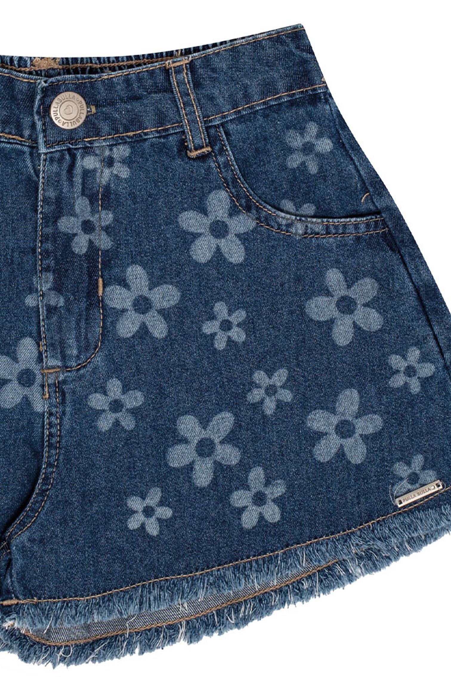 Short Infantil Menina - Jeans - 50714-1113