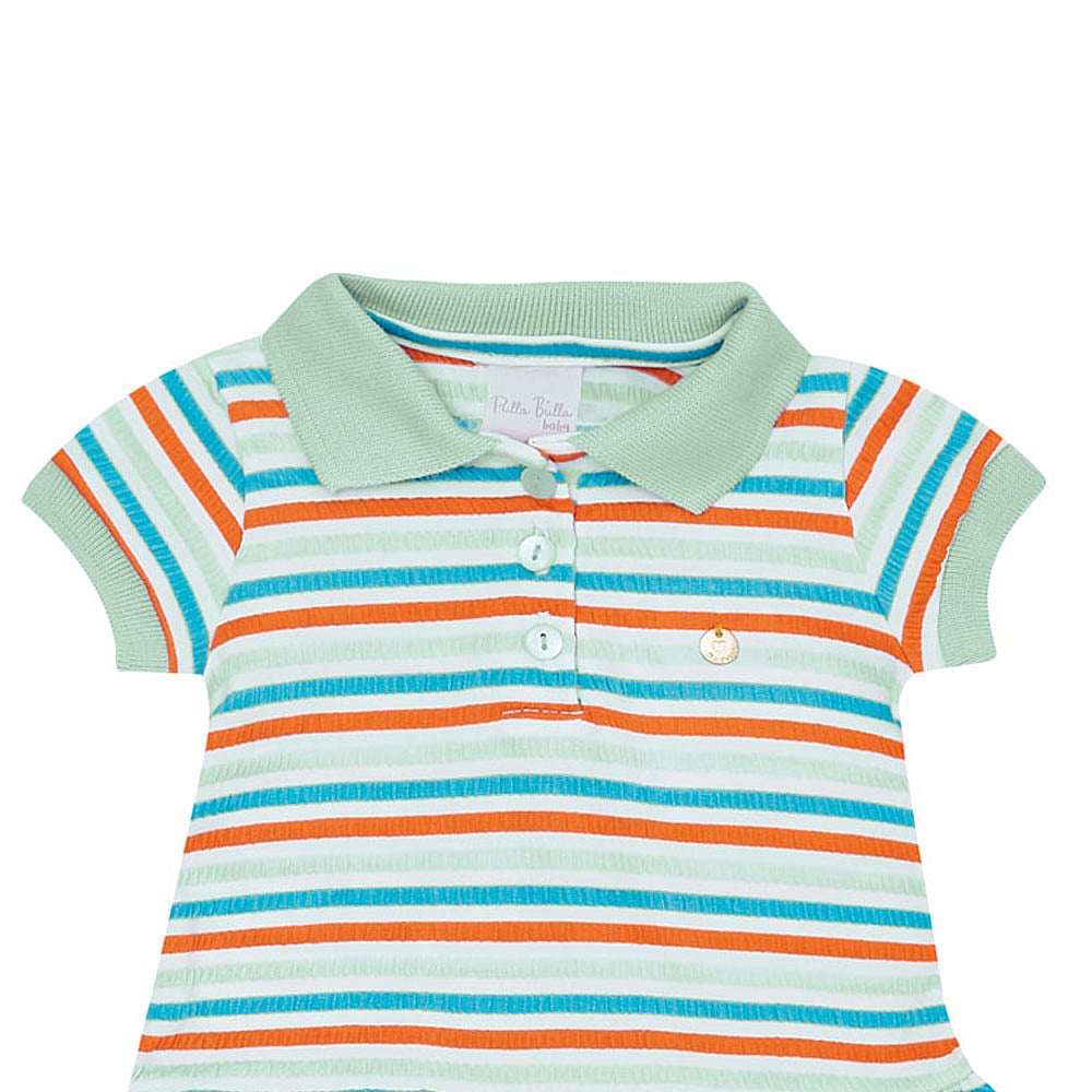 Vestido Bebê Menina - Listrado Tiffany - 48613-1270