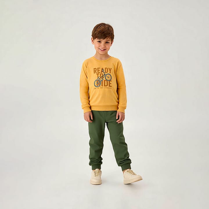 Calça Verde Infantil Pulla Bulla Menino - 55367-356