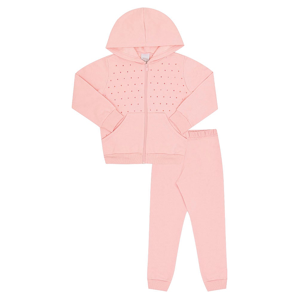 Conjunto Primeiros Passos Menina - Rosa - 52737-11