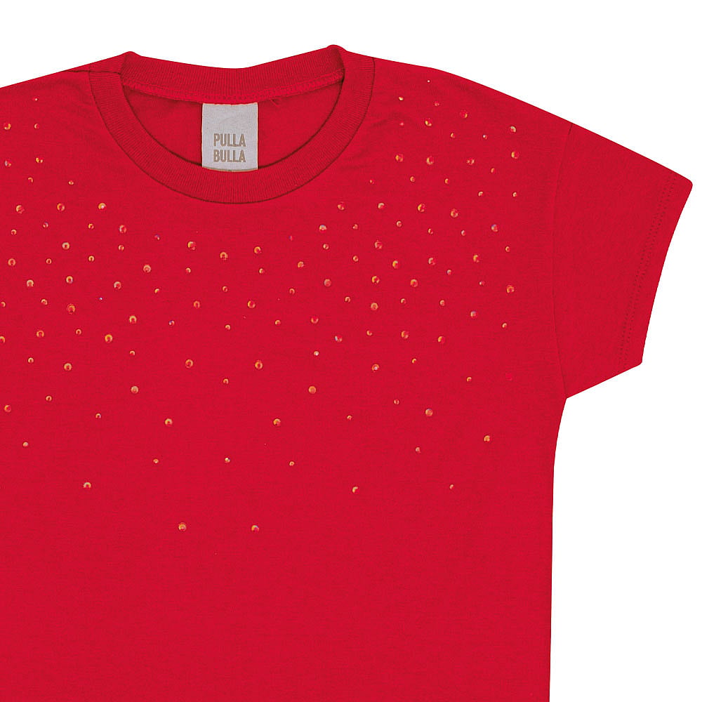 Blusa Infantil Menina - Vermelho - 50707-65