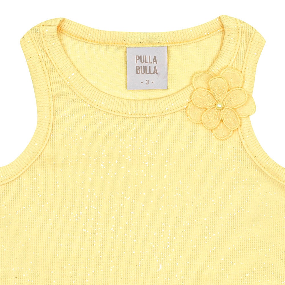 Blusa Amarelo Primeiros Passos Pulla Bulla Menina - 53301-1354