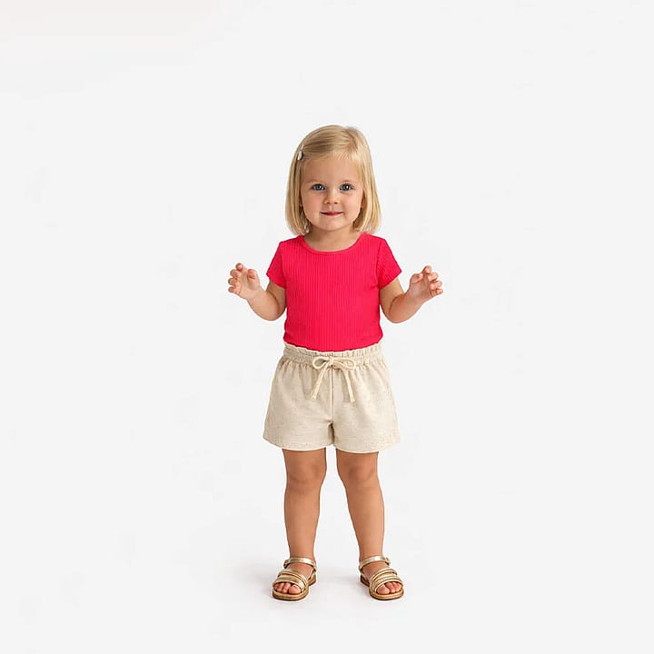 Blusa Rosa Primeiros Passos Pulla Bulla Menina - 55603-1405