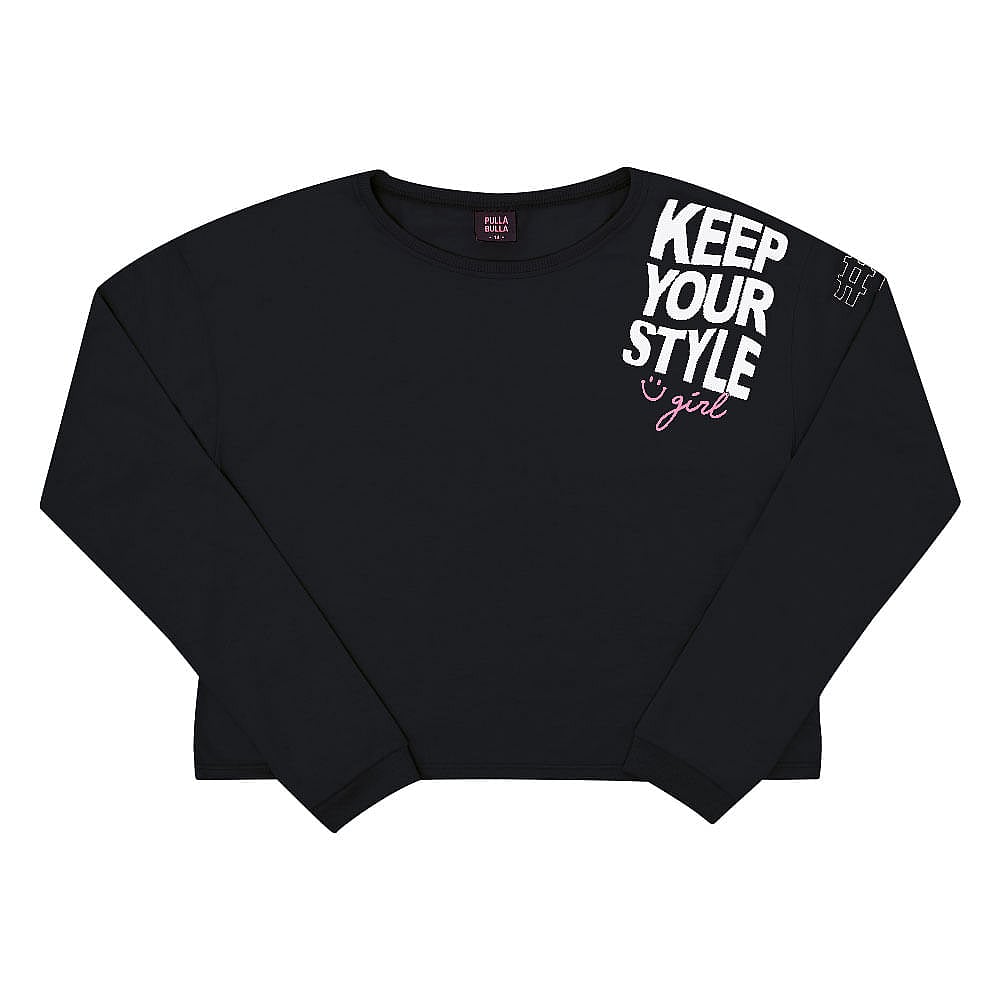 Blusa Juvenil Menina - Preto - 49804-51