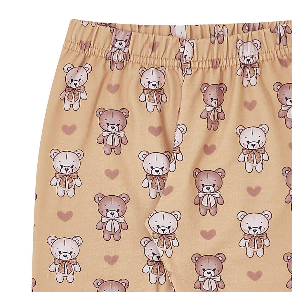 Conjunto Bebê Menina - Creme - 49513-1255