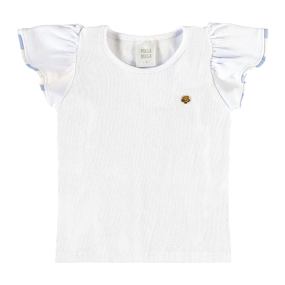 Conjunto Branco Primeiros Passos Pulla Bulla Menina - 55629-1414
