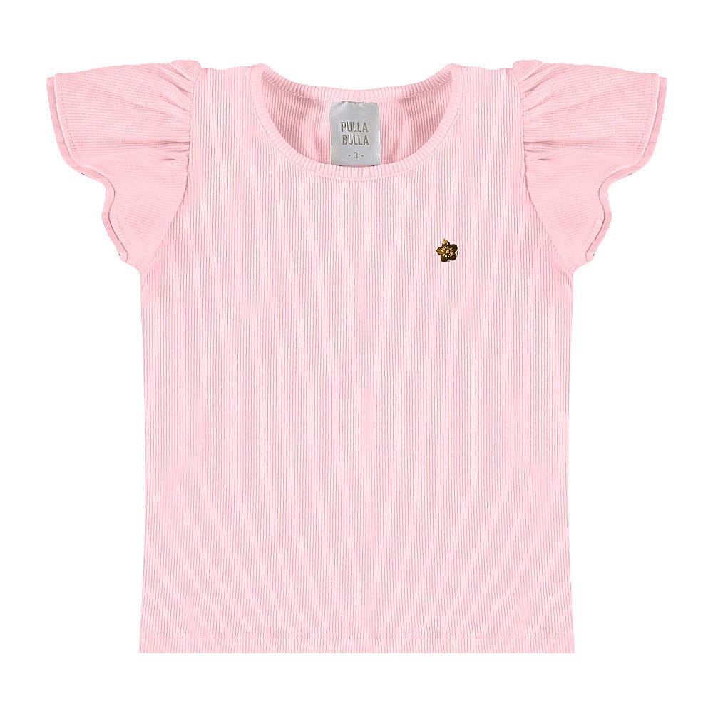 Conjunto Rosa Primeiros Passos Pulla Bulla Menina - 55629-1470