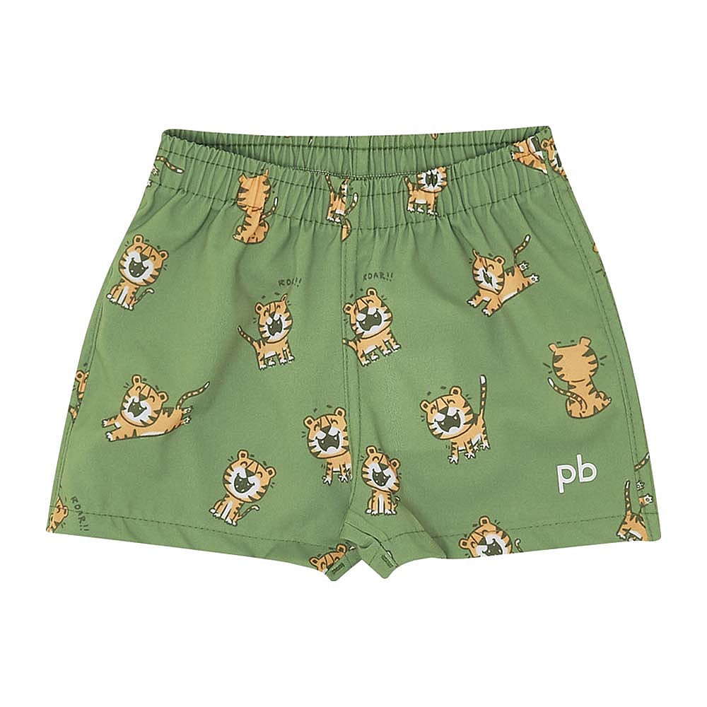 Shorts Bebê Menino - Sublimado Oliva - 49158-1286