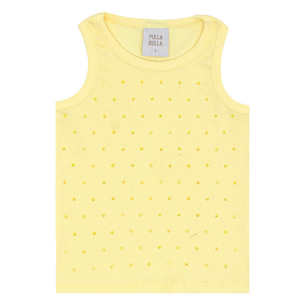 Blusa Primeiros Passos Menina - Amarelo - 52201-4