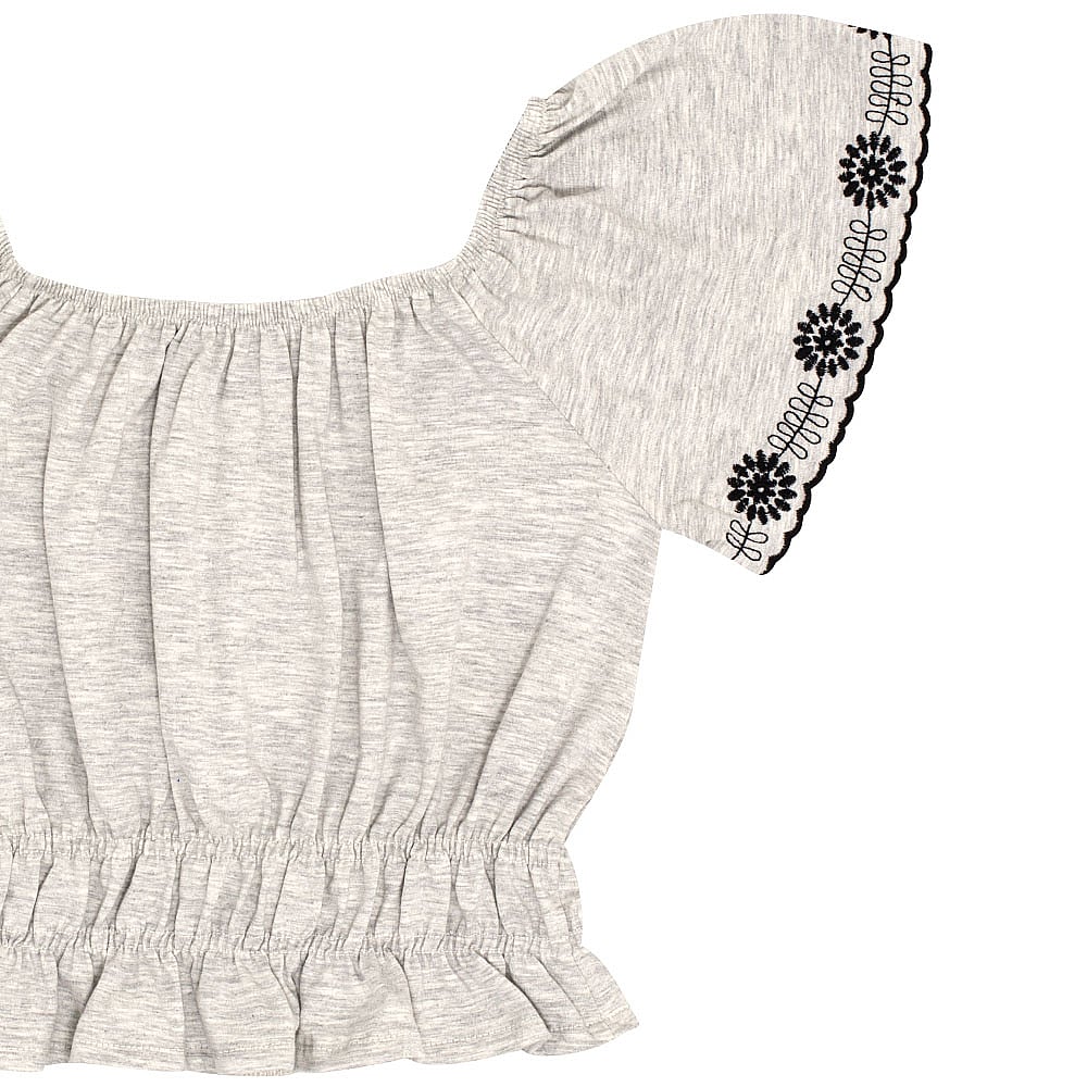 Conjunto Juvenil Menina - Mescla Banana - 50830-60