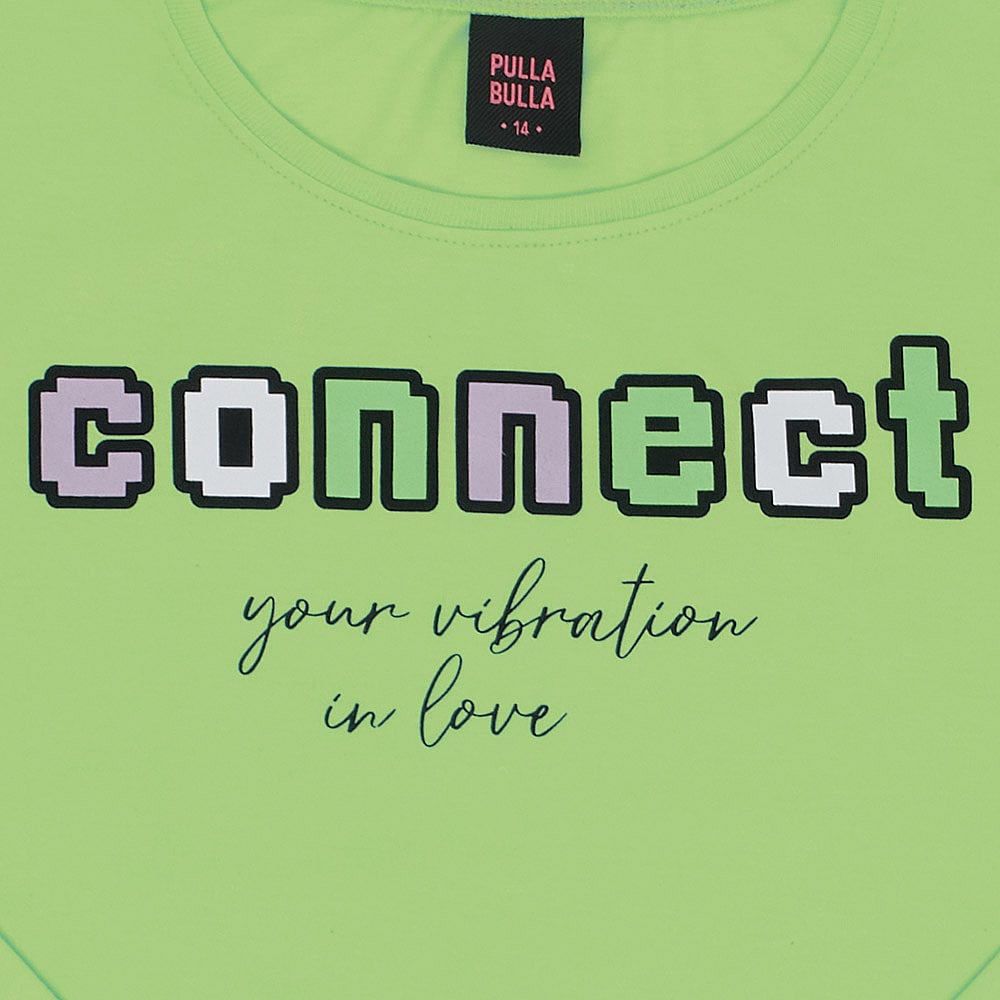 Blusa Juvenil Menina - Verde Lumi - 47503-1212